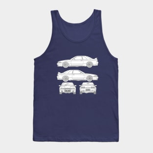 R32 GTR Blueprint Tank Top